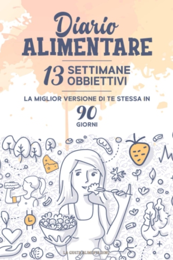 DIARIO ALIMENTARE: Agenda giornaliera per tenere traccia di alimenti, attività fisica e molto altro...