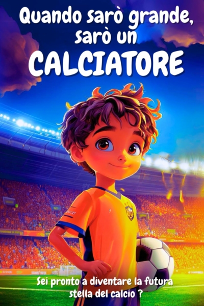Quando sarò grande, sarò un calciatore: Libro di calcio per bambini - Porta sogni e fiducia in se stessi - Illustrato a colori