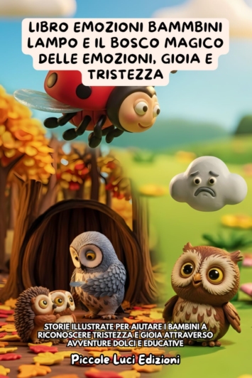 Libro Emozioni Bambini, Lampo e il Bosco Magico delle Emozioni, Gioia e Tristezza
