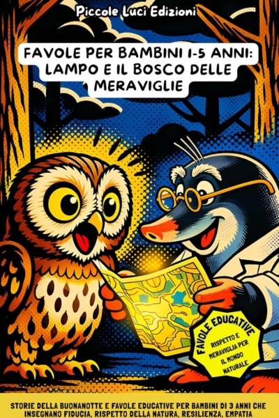 Favole per Bambini 1-5 Anni: Lampo e il Bosco delle Meraviglie