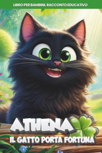 Athena, il Gatto Nero Portafortuna